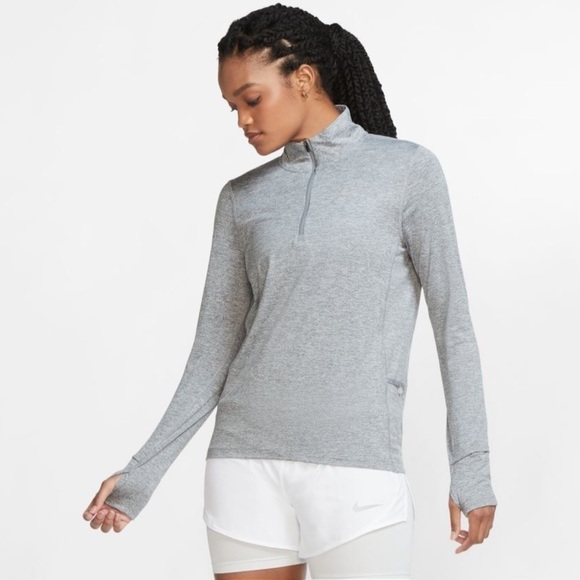 NIKE DRIFIT Running Long Sleeve Tshirt Athletic Shirt - Picture 1 of 13